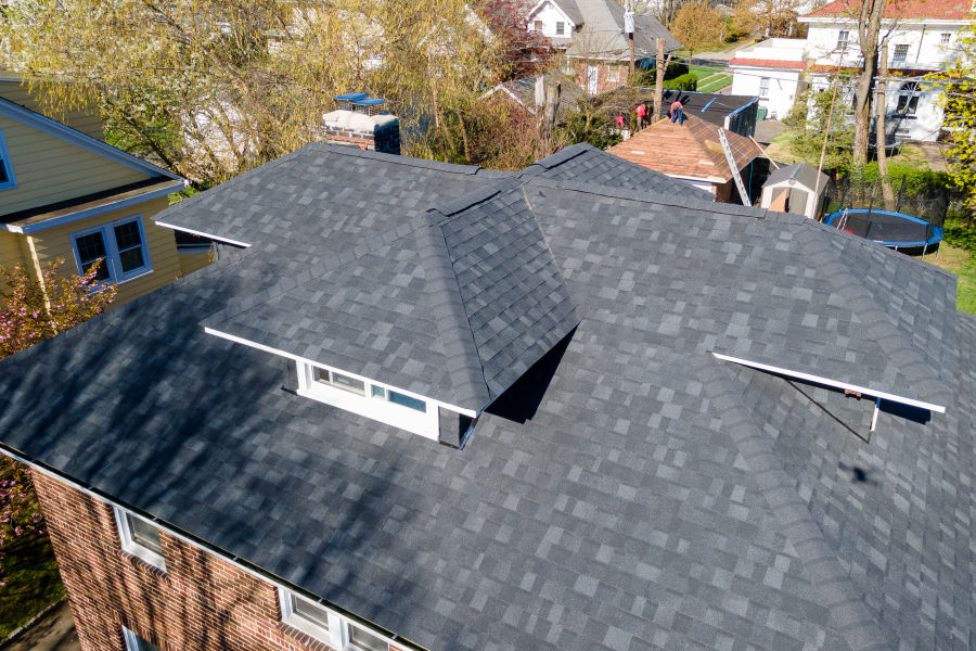 New Asphalt Roof Installation